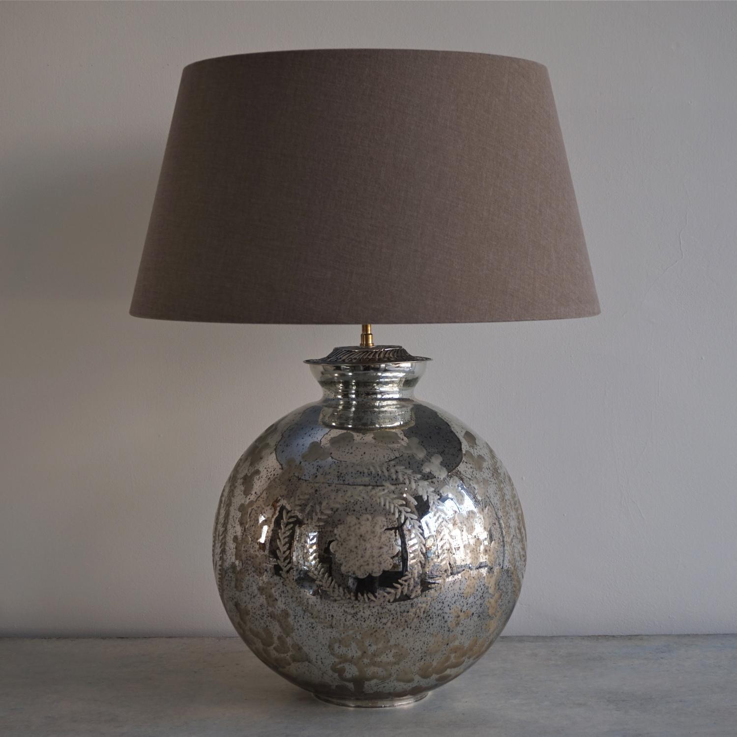 Mercury glass table lamps - A Nostalgic Sparkle For Every Home