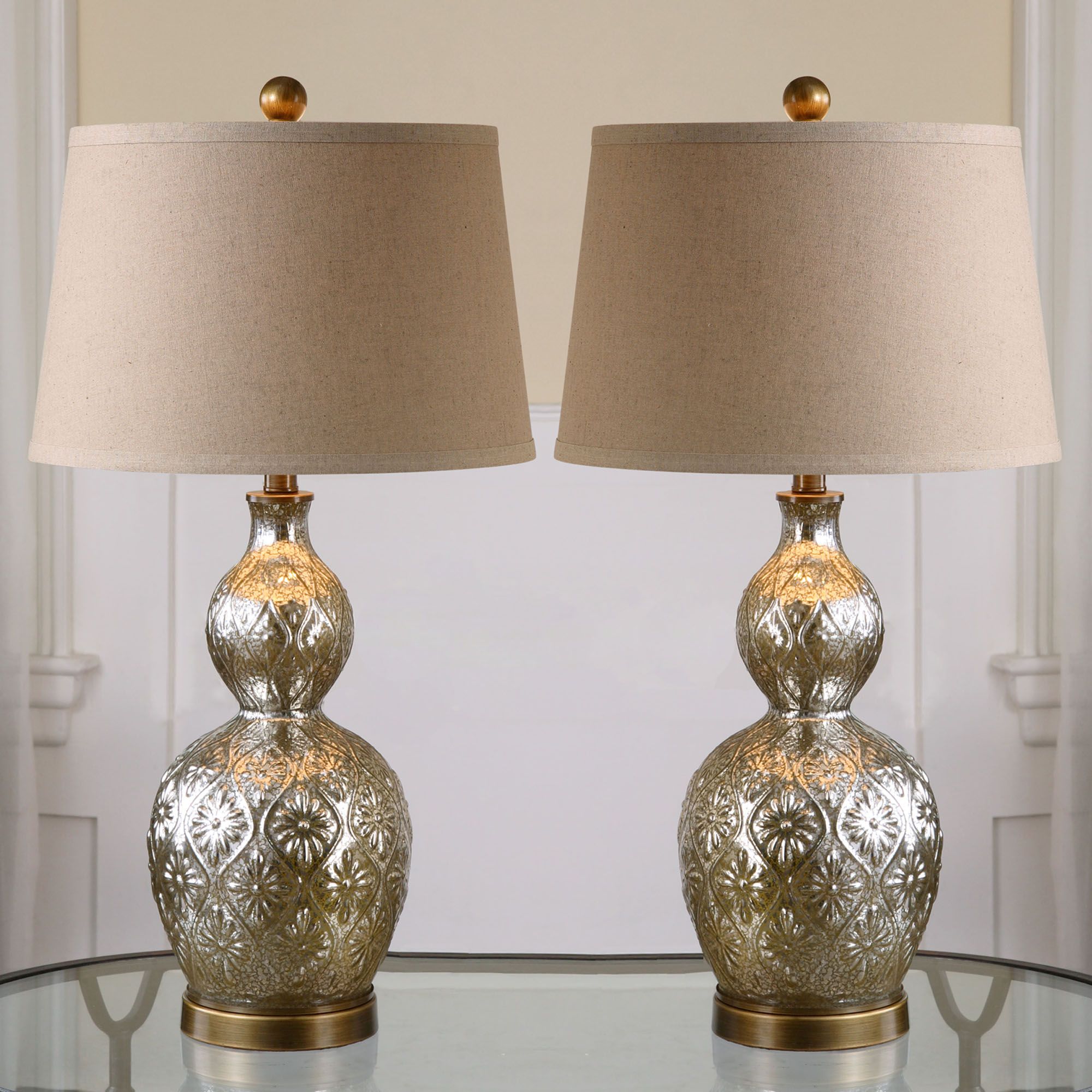 Mercury glass table lamps - A Nostalgic Sparkle For Every Home