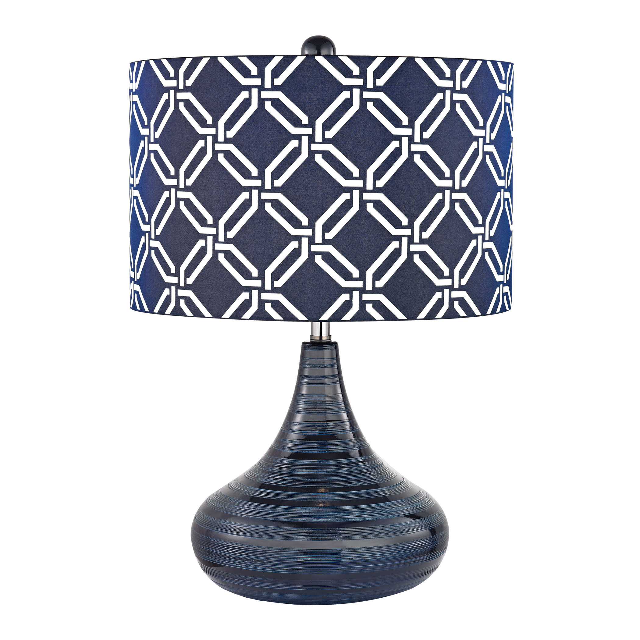 Choose navy blue table lamps if looking for beaty in your home