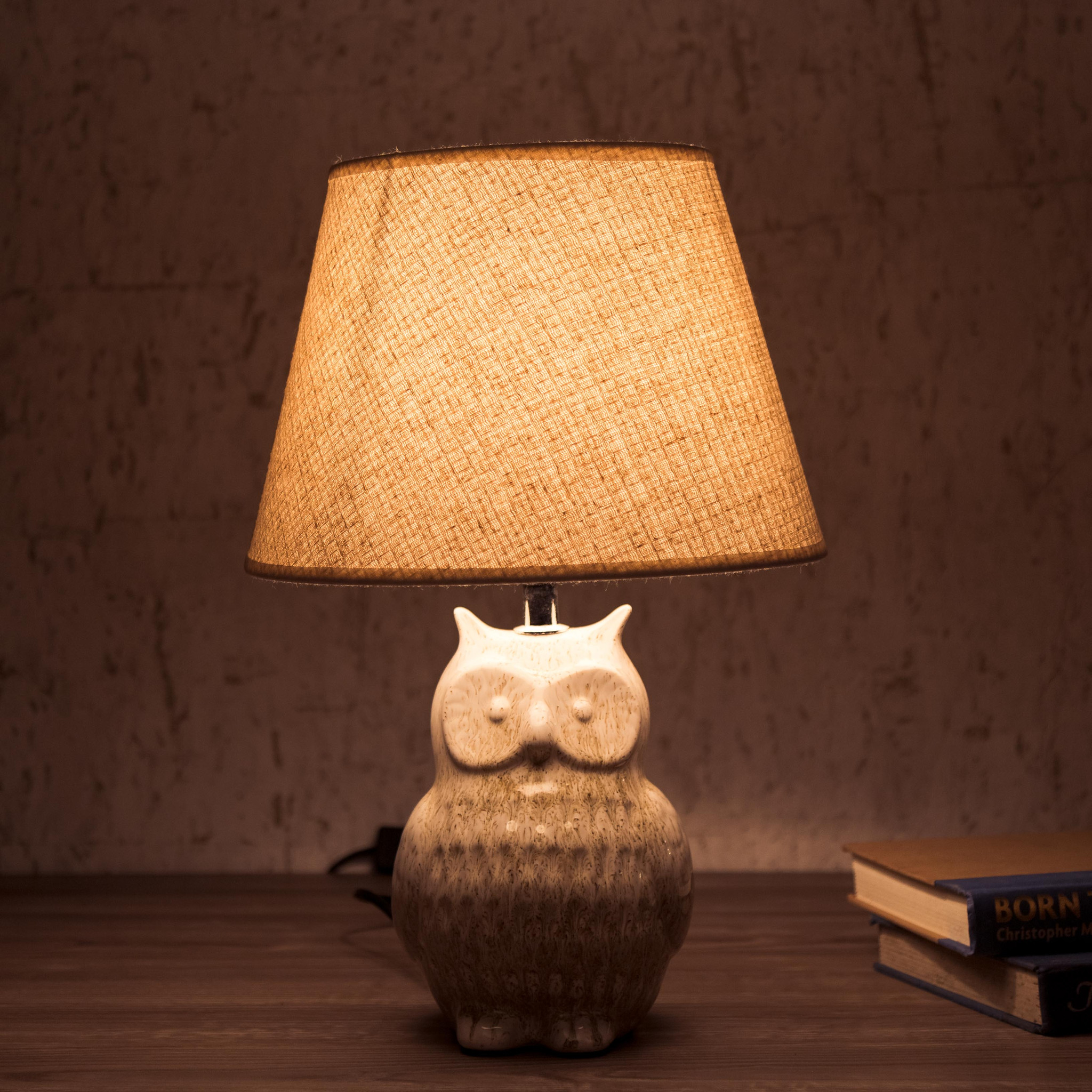 Owl table lamp - mysterious addition to your home - Warisan Lighting