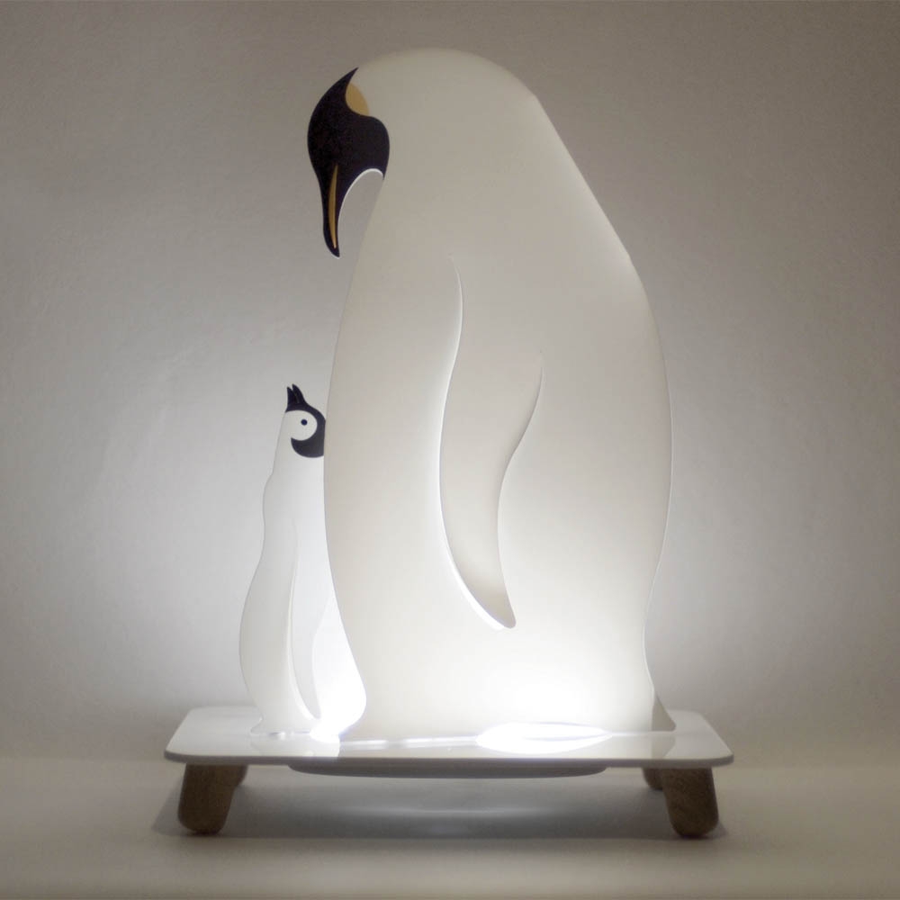 Penguin lamp chill out this season with your new penguin buddies