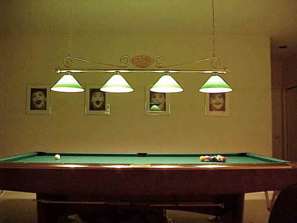 pool table ceiling lights