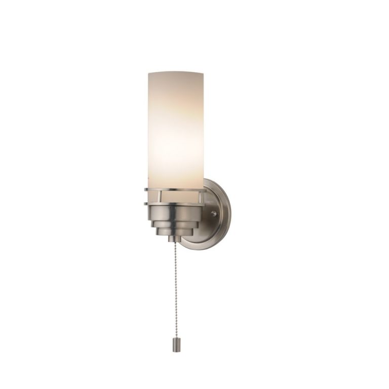 Brighten your bathroom wall sconce with pull chain wall light - Warisan ...