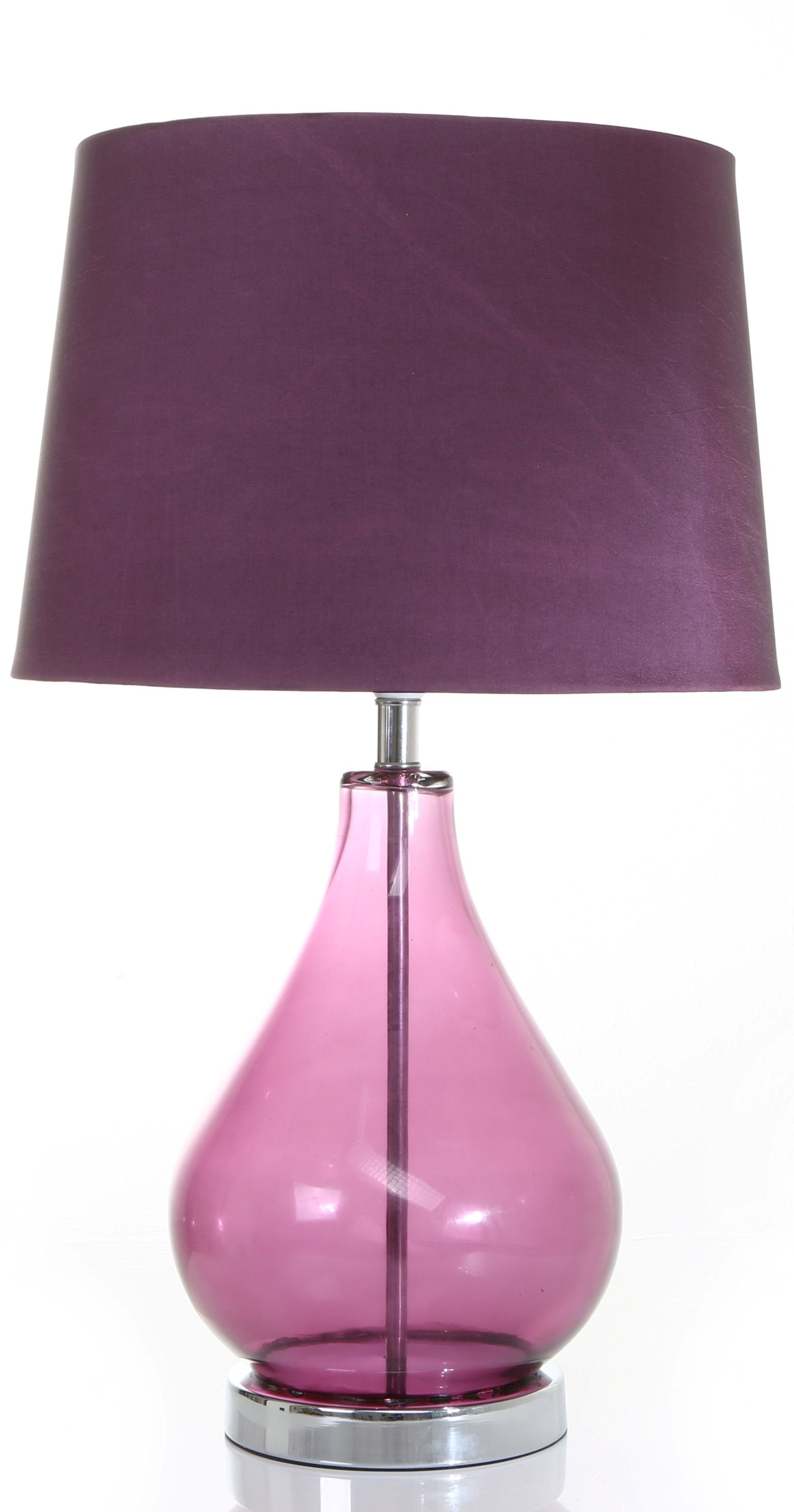 Purple glass table lamp - A Touch of Purple Sophistication For Your ...