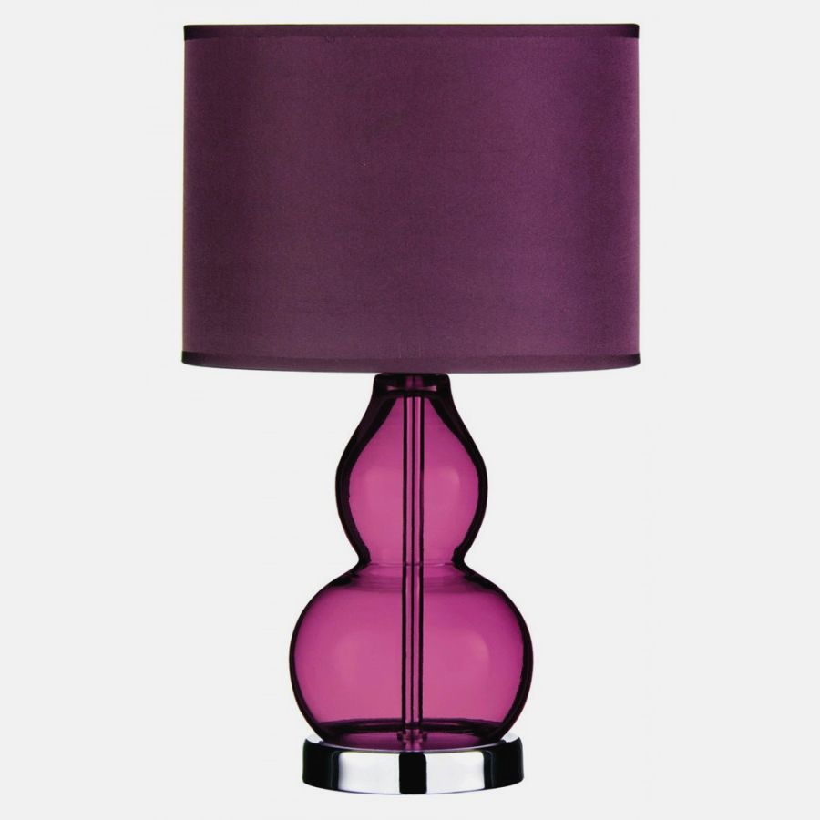 Purple glass table lamp - A Touch of Purple Sophistication For Your ...