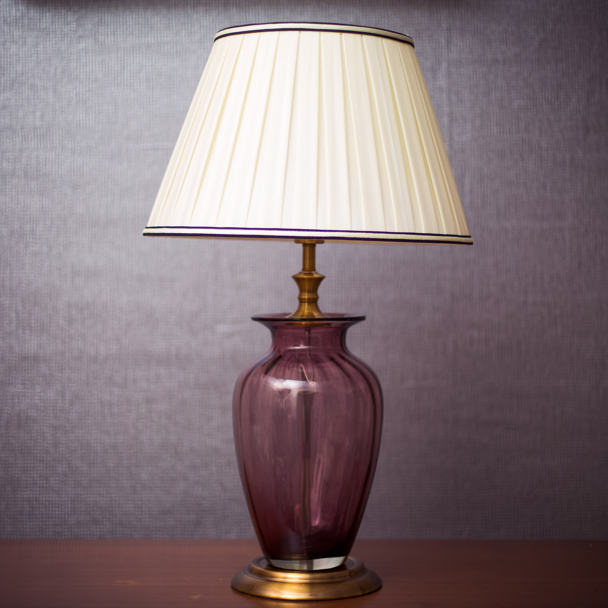 Purple glass table lamp - A Touch of Purple Sophistication For Your ...