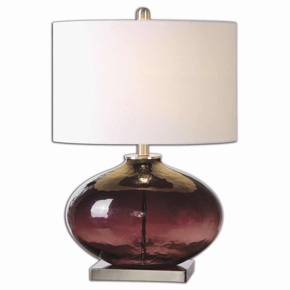 Purple glass table lamp - A Touch of Purple Sophistication For Your ...