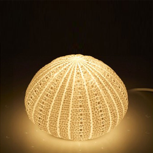 Sea urchin lamp - the design of the aquatic animal | Warisan Lighting