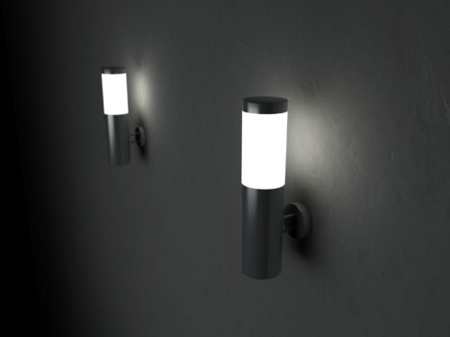 Solar garden wall lights Photo - 1