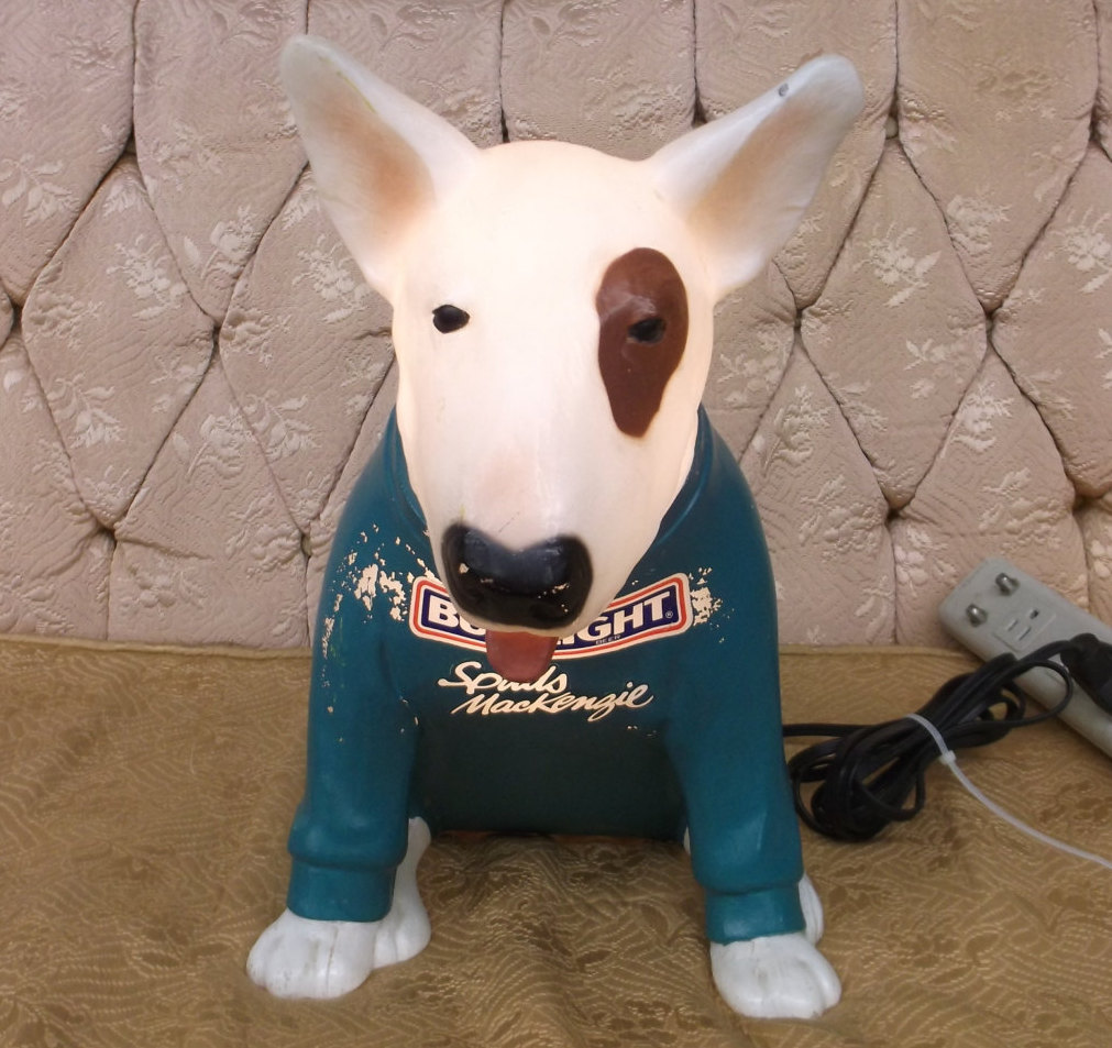 Make your home beautiful with Spuds mackenzie lamp 