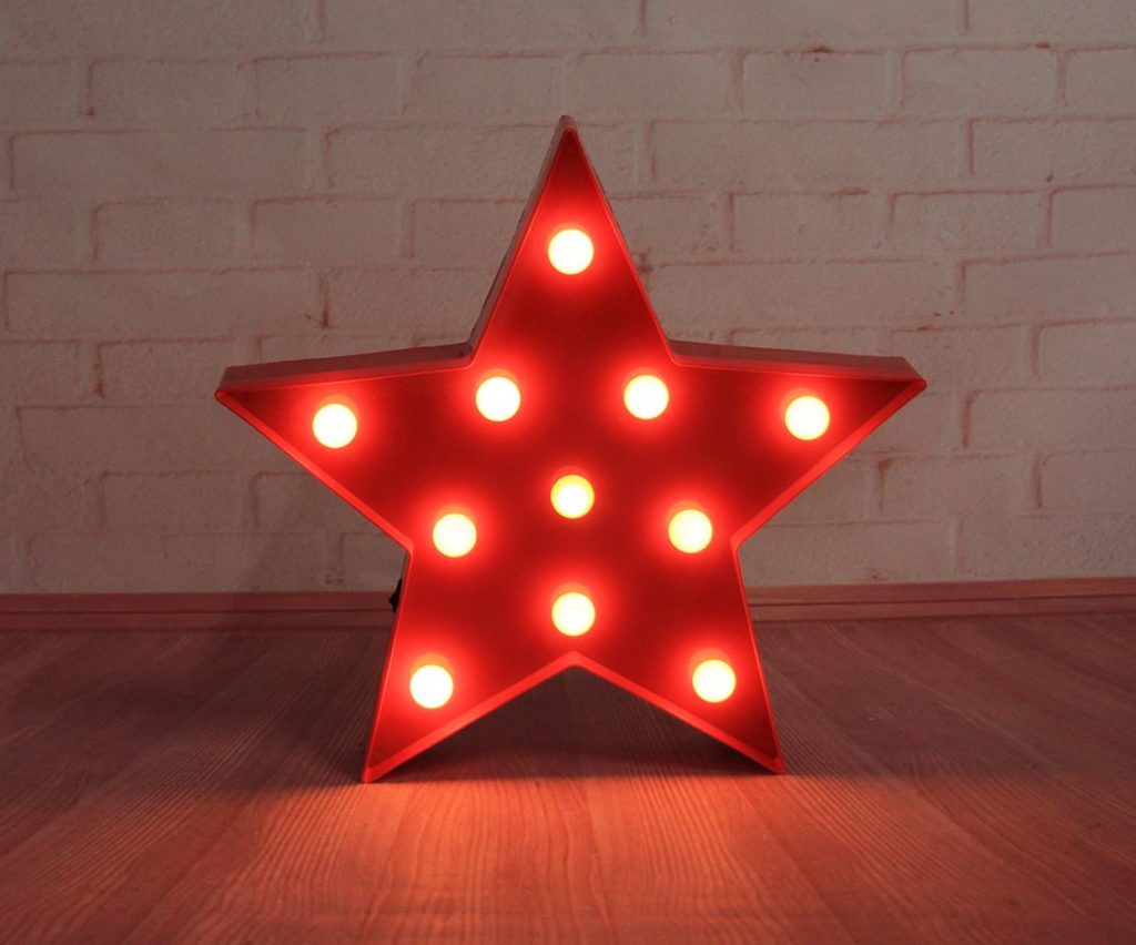Star wall lights - pass on present day and traditional outlines ...
