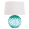 Teal glass lamp - creation of harmony within the room - Warisan Lighting