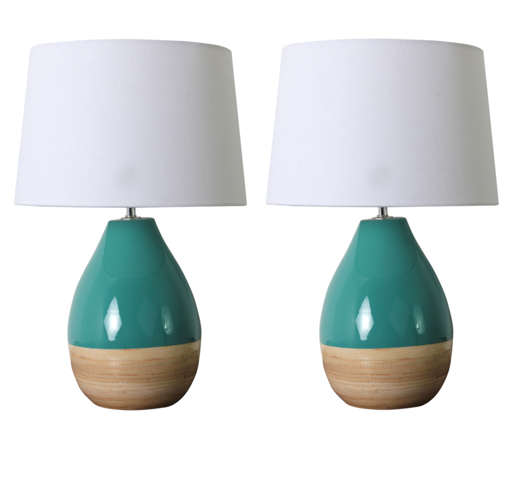 Teal lamps 10 excellent solutions for a bedroom Warisan Lighting