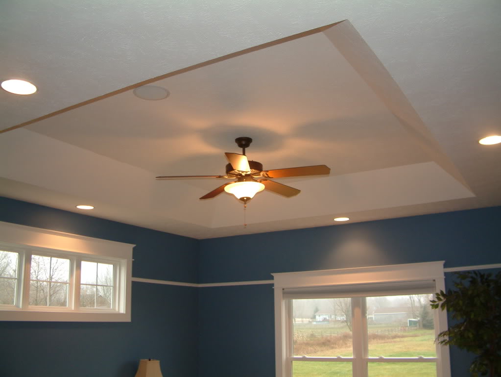 Tray Ceiling Lights Reflect The Surface For The Perfect Look