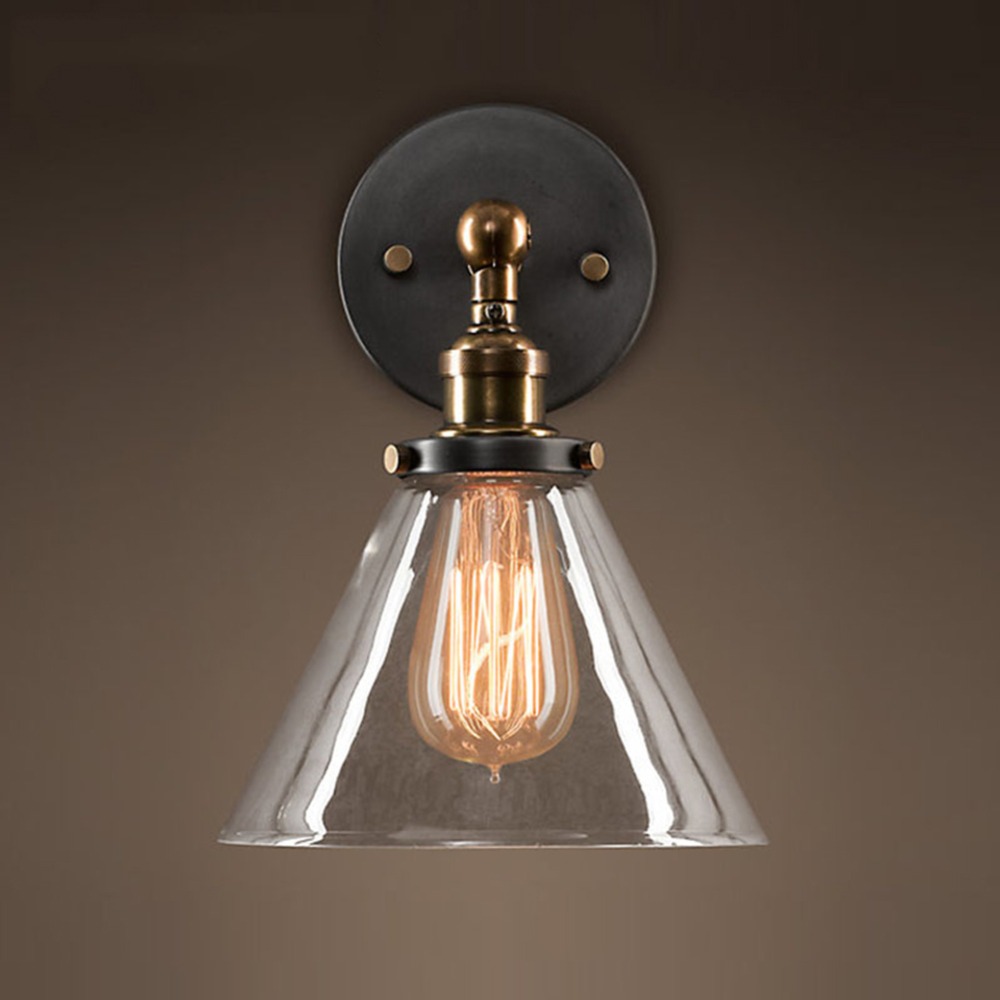 Vintage outdoor wall lights - blends well in any contemporary home