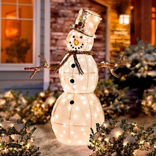 Snowman outdoor lights - 12 ways to make your Christmas different with ...