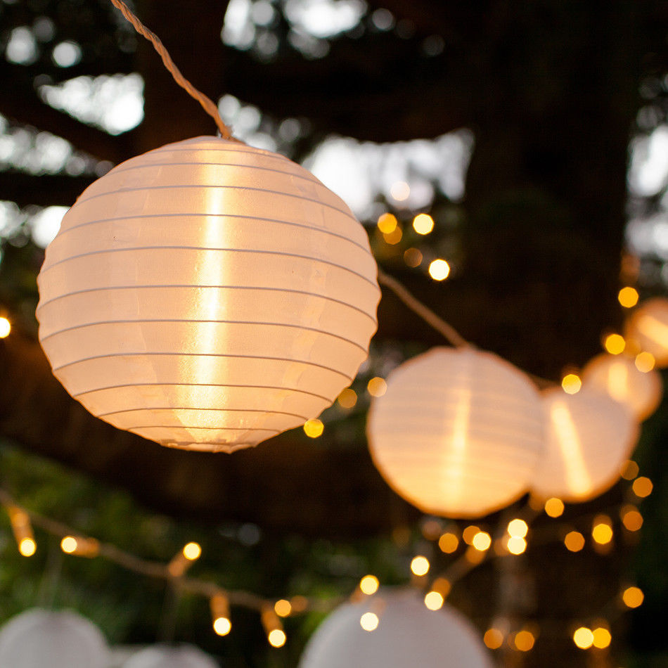 chinese lantern garden lights