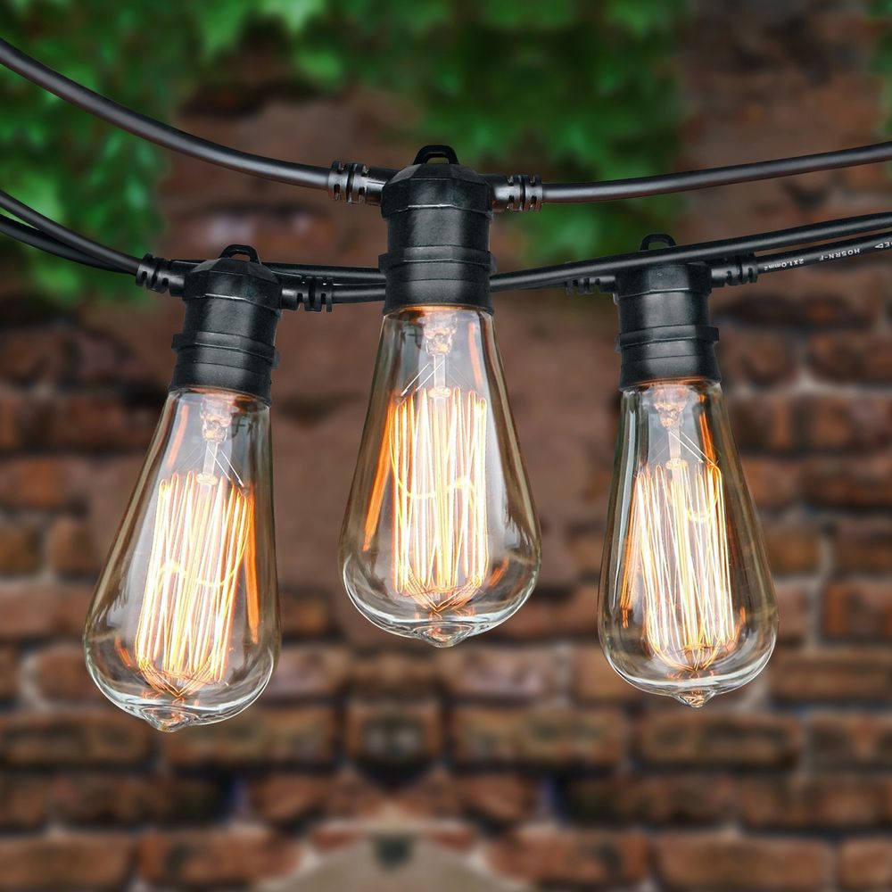 10 Commercial outdoor patio string lights ideas to light your outdoor settings | Warisan Lighting