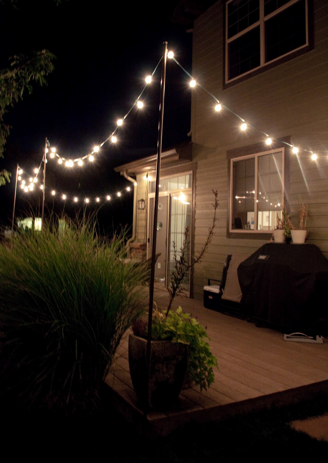 exterior string lights