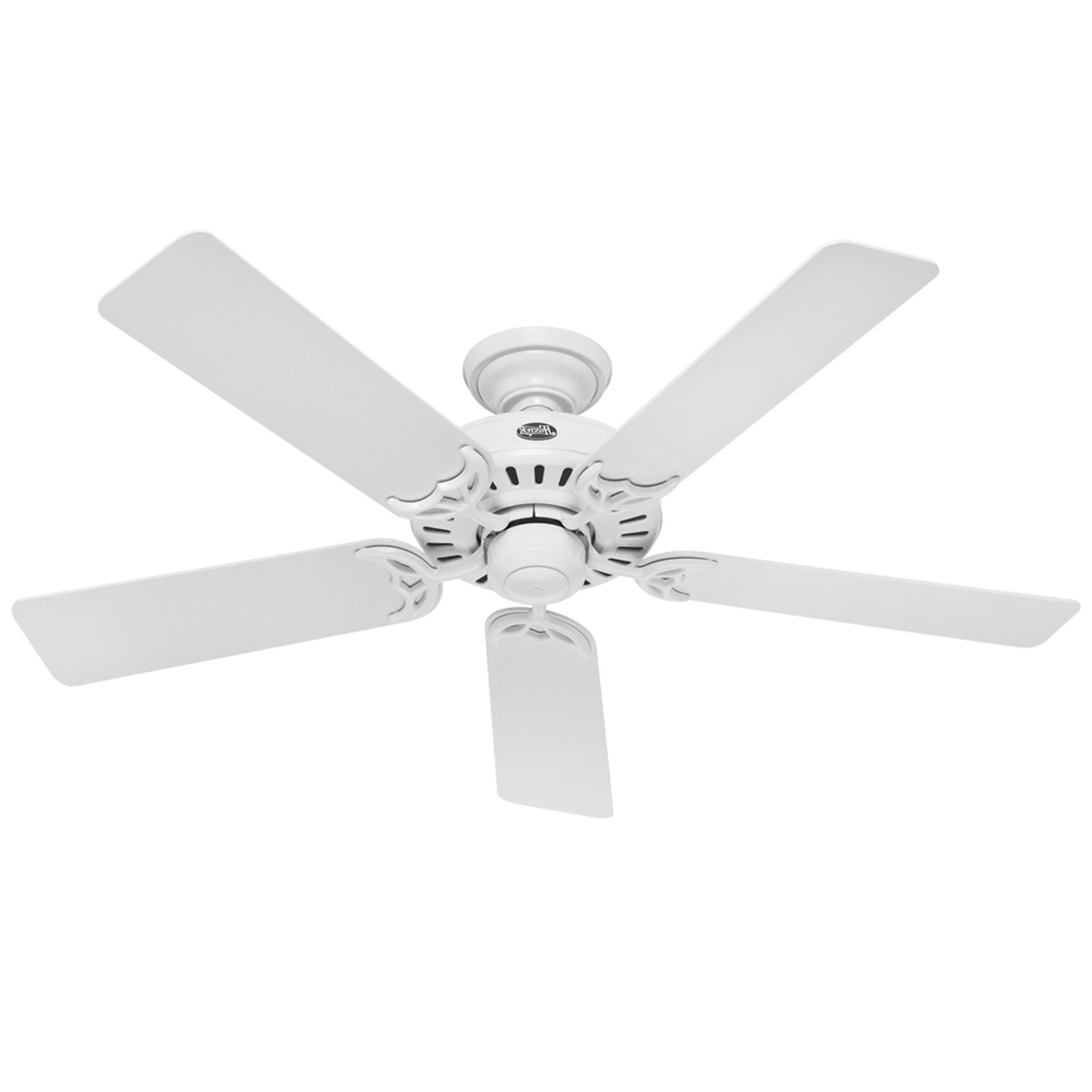 Decorating Your Home Using Hampton Bay Ceiling Fan White Warisan