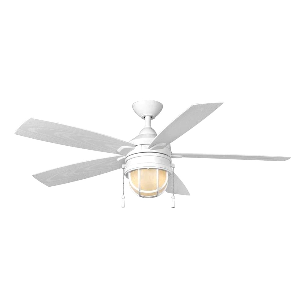 Decorating Your Home Using Hampton Bay Ceiling Fan White Warisan