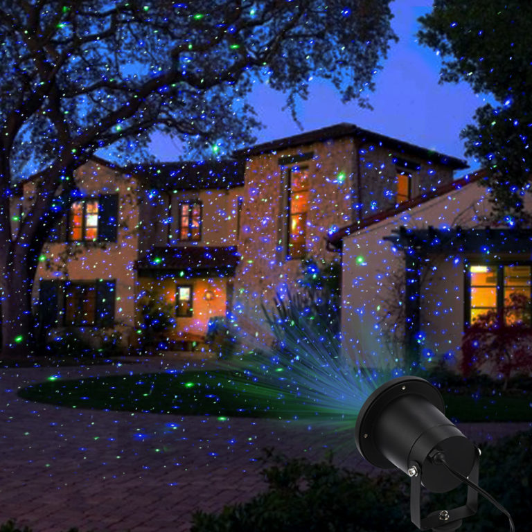led christmas lights projector