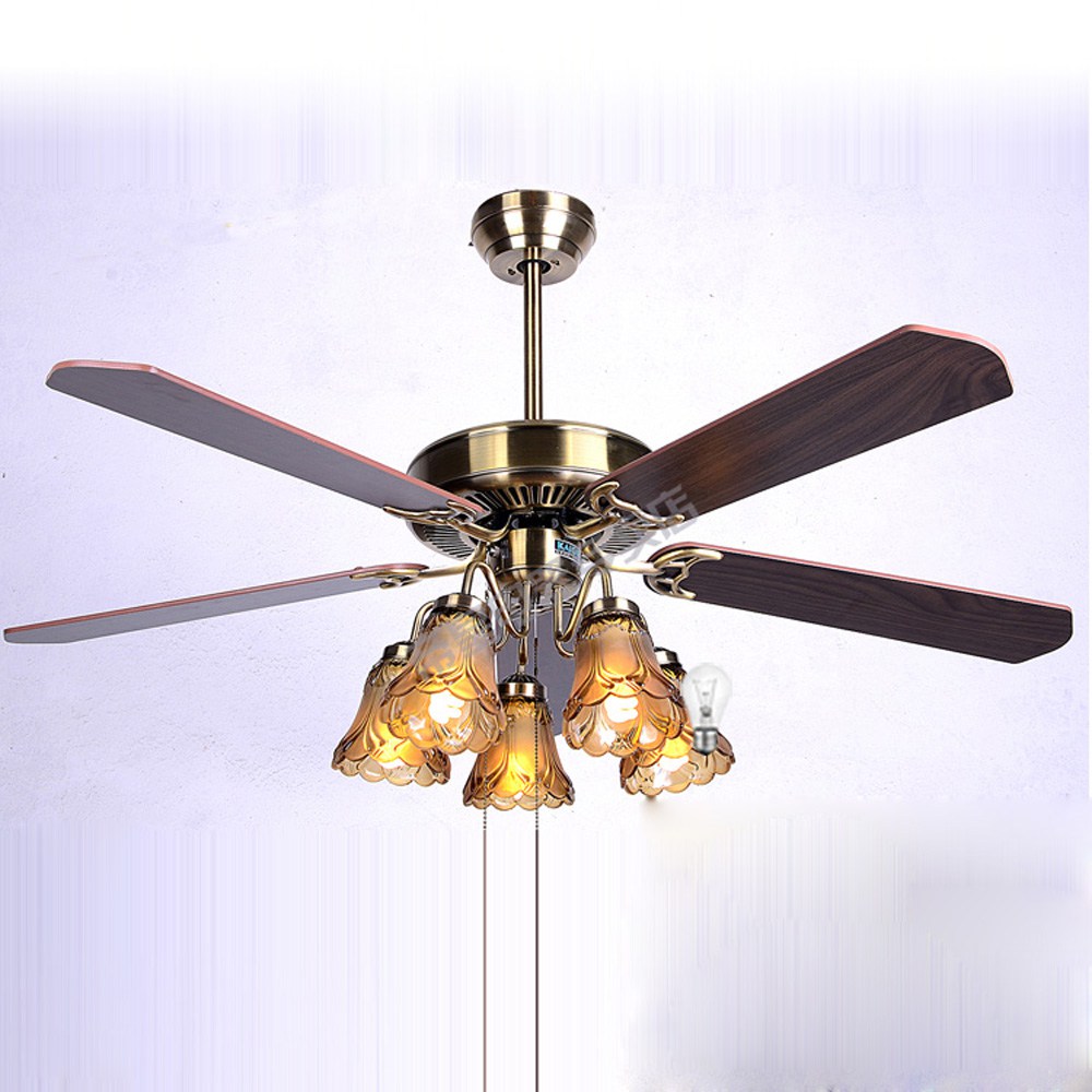 Ceilings Fans Retractable Ceiling Fans 42 Inch Coffee Invisible Fan   Luxury Ceiling Fans Photo 6 