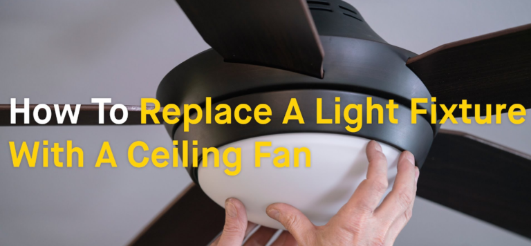 How to replace a ceiling fan with a light fixture? - Warisan Lighting