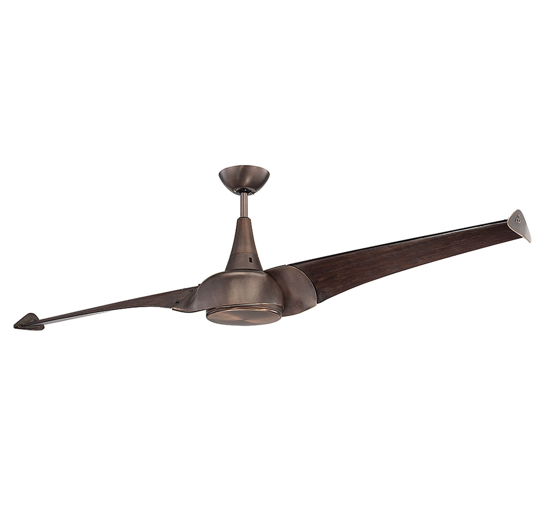 2 blade ceiling fans photo - 1