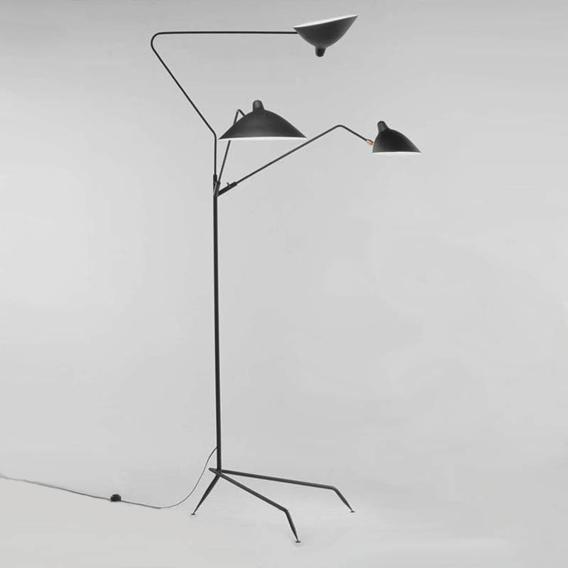 3 arm floor lamp photo - 3