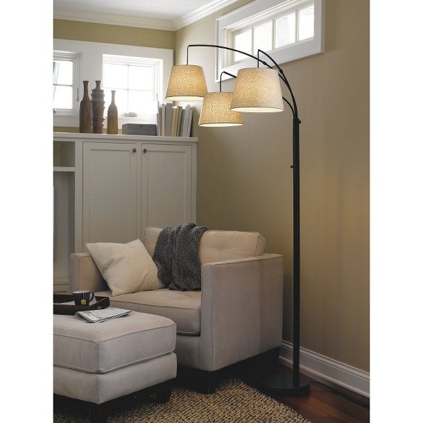 3 arm floor lamp photo - 5