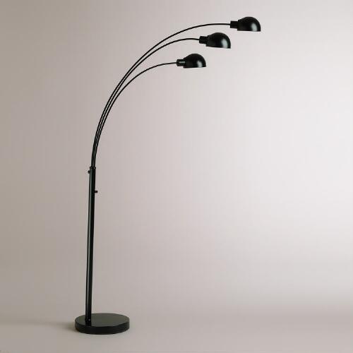 3 arm floor lamp photo - 7