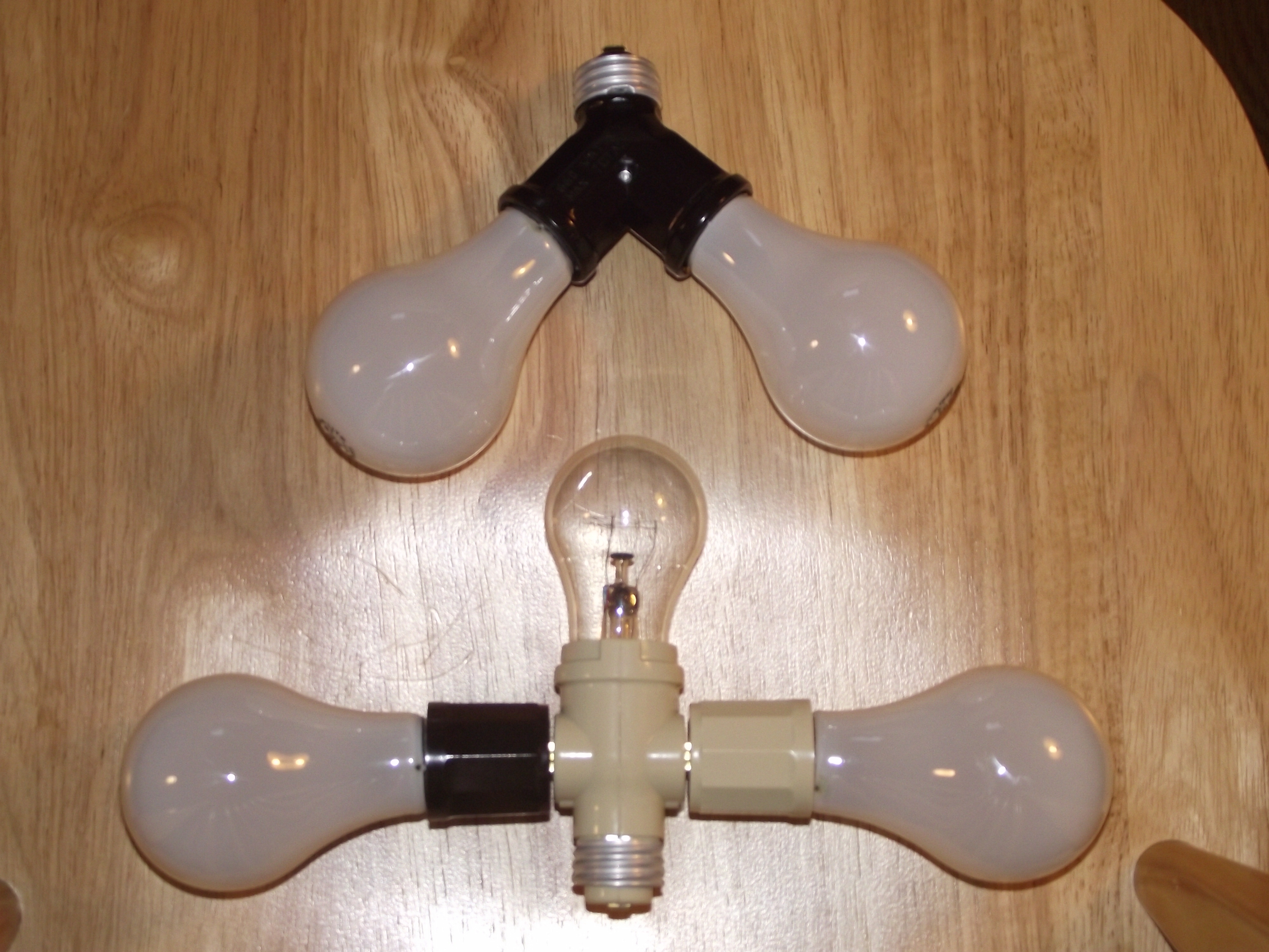 3 bulb ceiling light photo - 9