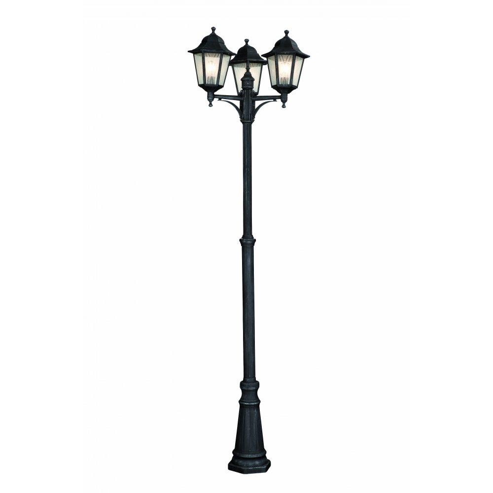 Make your Restaurant attractive with 3 lamp post light outdoor