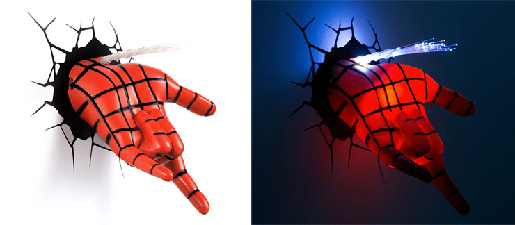 3d superhero wall light photo - 7