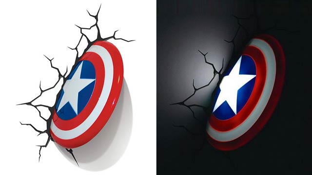 3d superhero wall light photo - 9