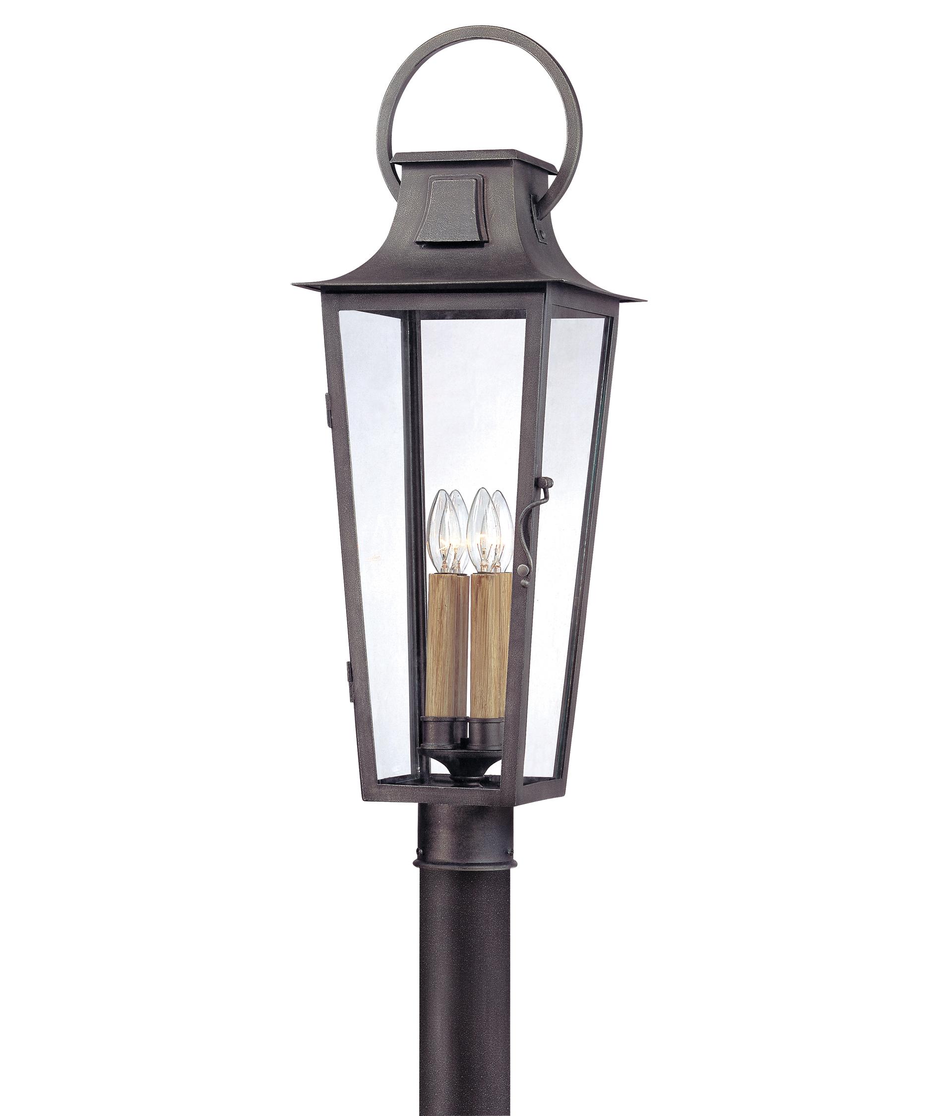 4 light outdoor post lamp photo - 2