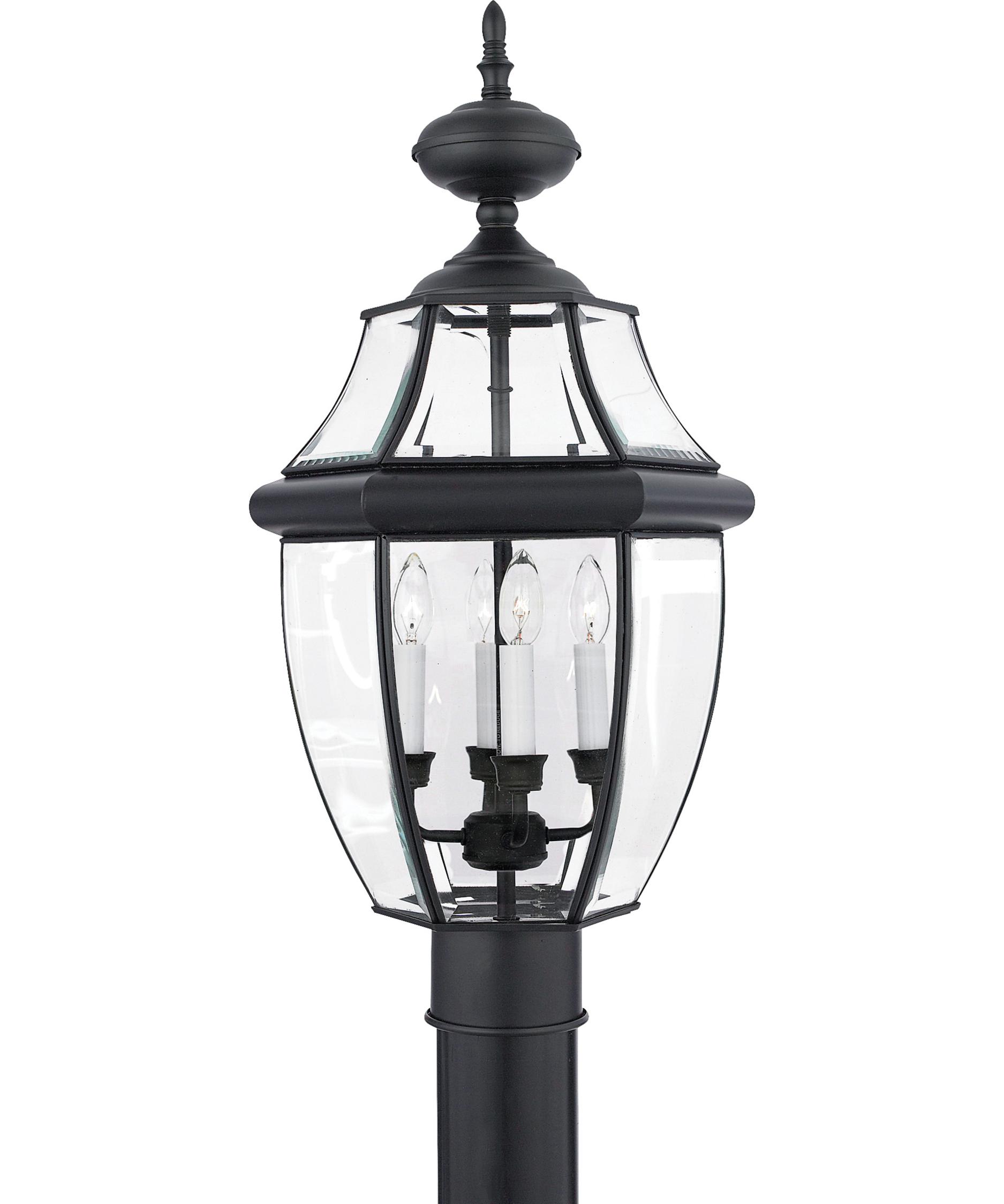 4 light outdoor post lamp photo - 3