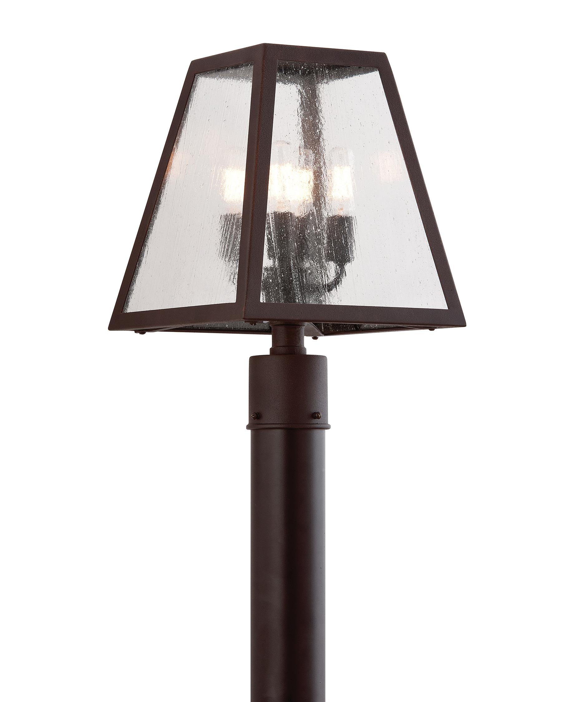 4 light outdoor post lamp photo - 4