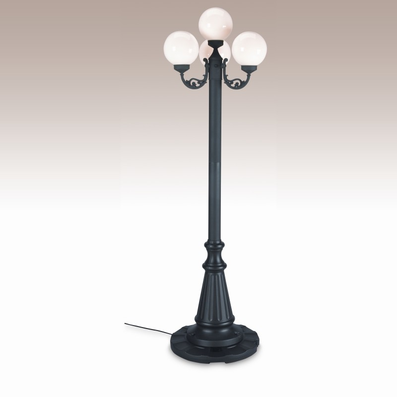 4 light outdoor post lamp photo - 6