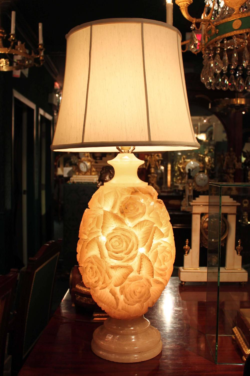 alabaster lamps photo - 6