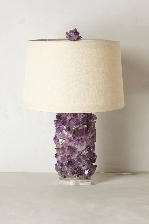 amethyst lamp photo - 9