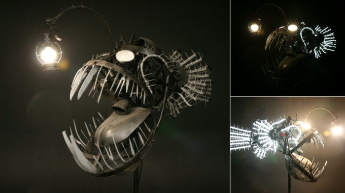 angler fish lamp photo - 3