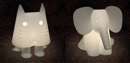 animal lamps photo - 2