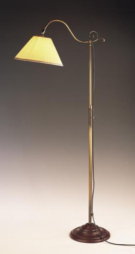 antique brass floor lamps photo - 3