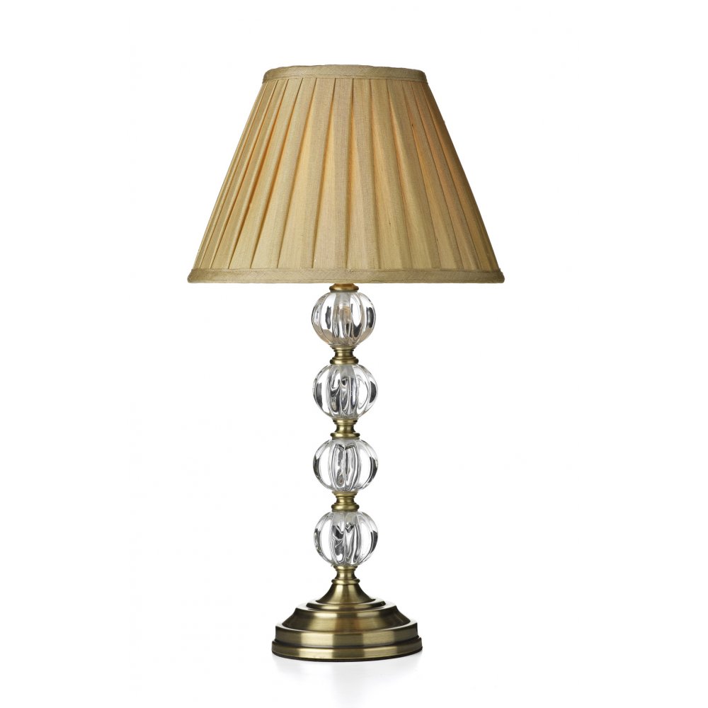 antique brass table lamps photo - 6