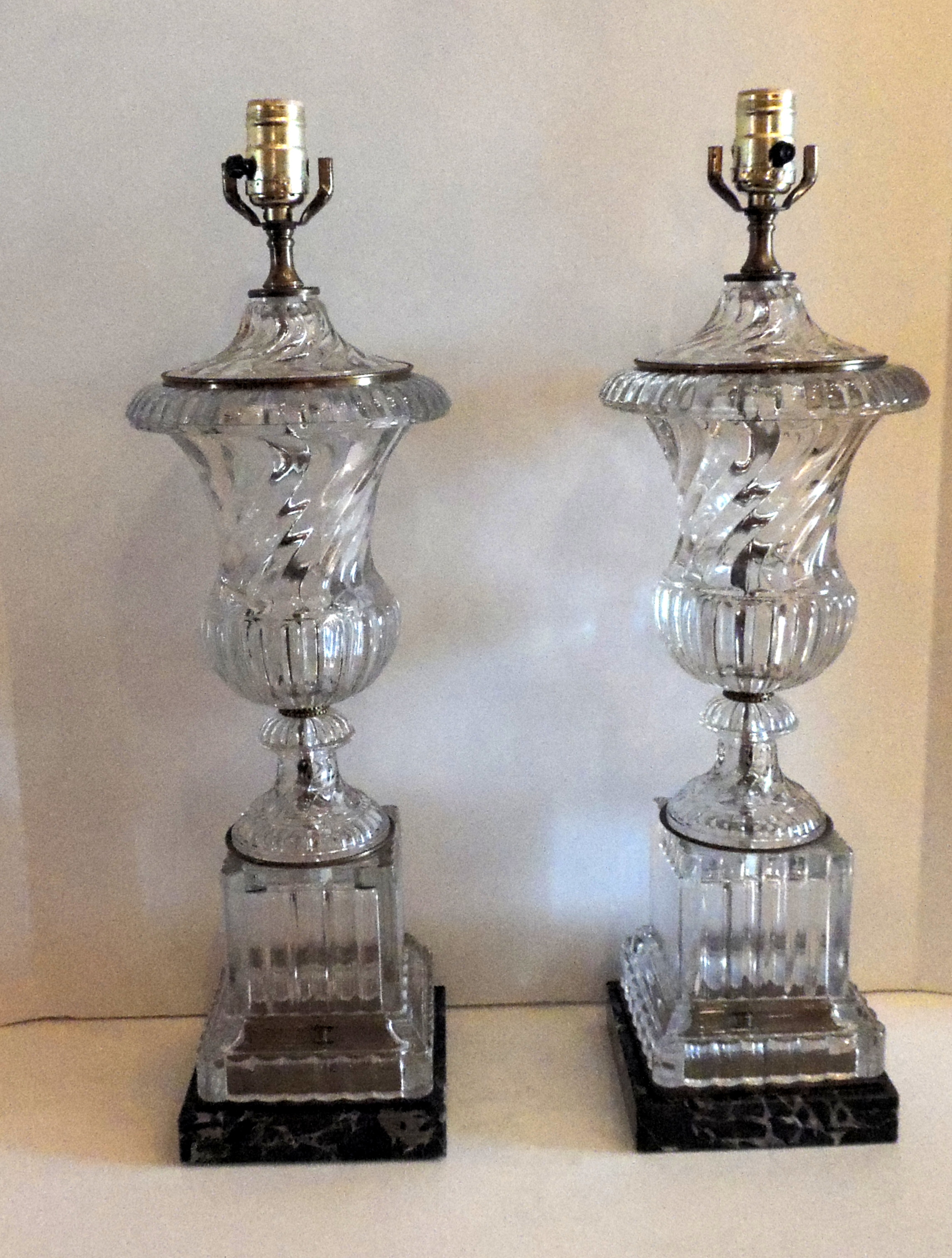 antique crystal lamps photo - 10