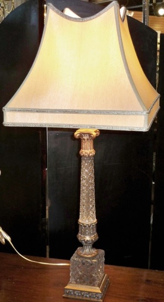 antique crystal lamps photo - 7