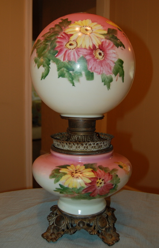 antique globe lamps photo - 1