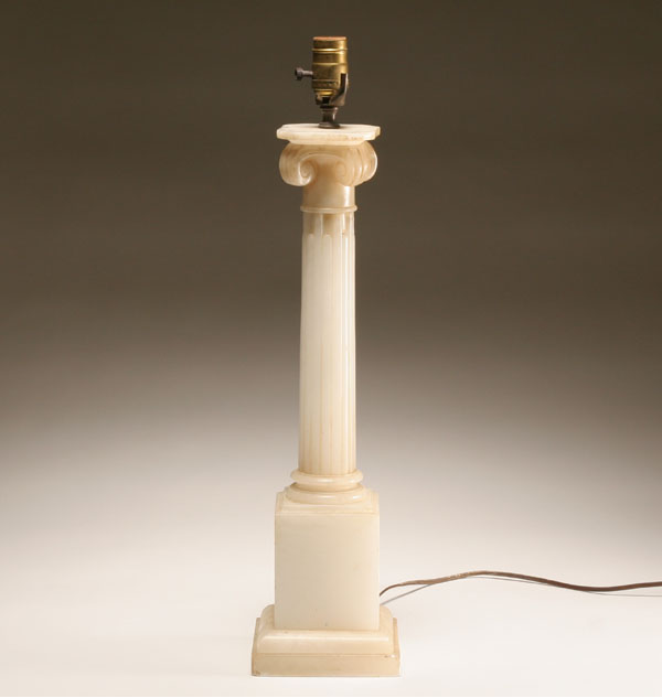 antique marble lamps photo - 2